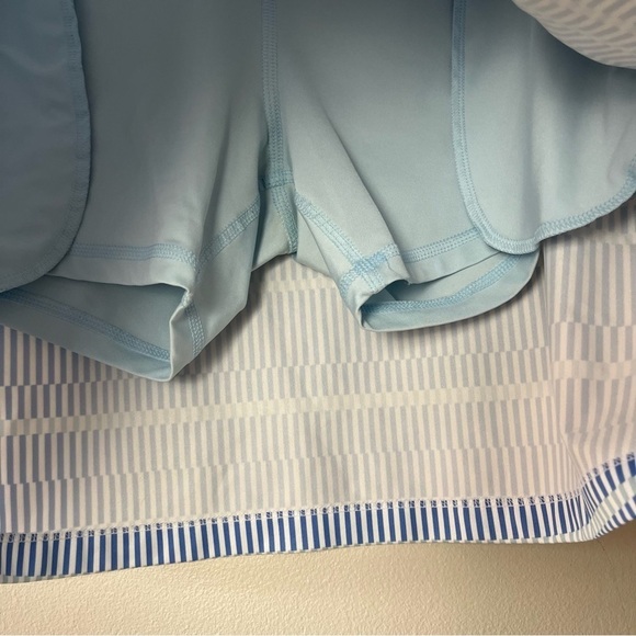 Puma White and Blue Striped Athletic Skort XS - Picture 7 of 13